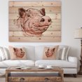 thumbnail image 4 of Design Art - Pig Portrait in Brush Painting, 4 of 5