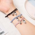 thumbnail image 4 of MHANG Pulsera De Cuerda De Pareja De Astronauta De Estilo Chino Simple Pulsera De Campana Pequeña De Metal De Astronauta De Moda, 4 of 4
