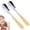 Yellow, variant on Fmxomd Dessert Spoons Teaspoons 5.5 Inch Small Coffee Spoons Espresso Spoons Premium Stainless Steel Tea Spoons Durable Kitchen Dessert Spoon Mirror Finish Dishwasher Safe - 2Pack