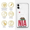 thumbnail image 4 of TPU Clear Case for iPhone 13 Pro with Cali Colored Flag design phone cover, 4 of 7