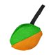 thumbnail image 5 of Pelota de mordida para perros, juguete de enriquecimiento cómodo con asa, juguete de pelota para perros Verde Naranja, 5 of 9