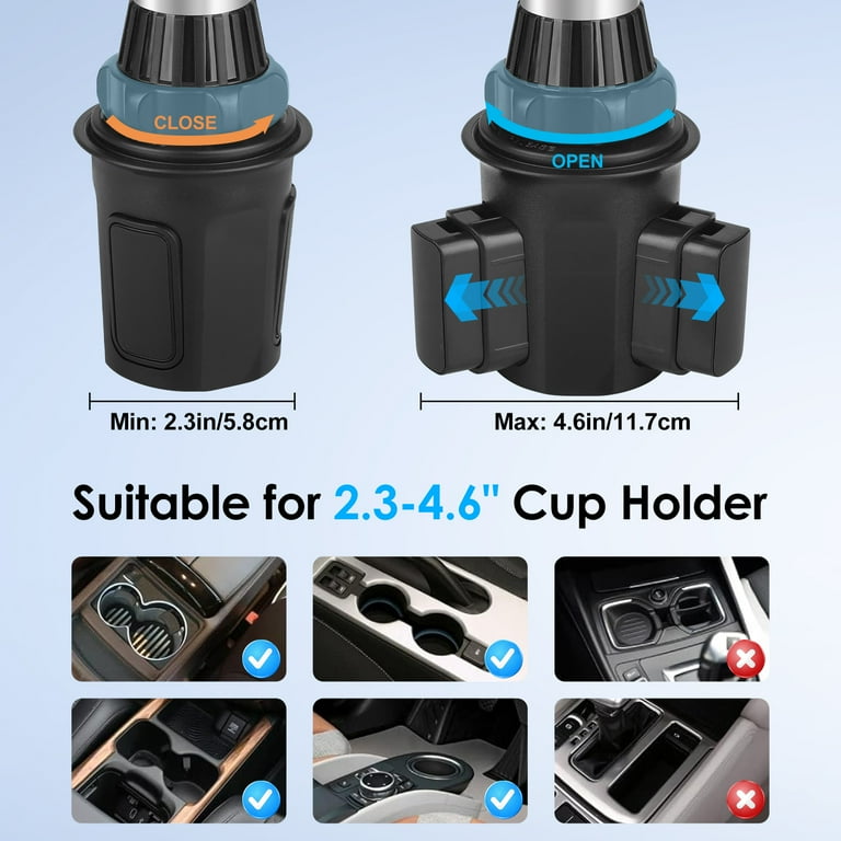 SkyTitan 17mm Ball Mount Cup Holder GPS Mount - Replacement Base For Car Cup Holder Phone/GPS Holders
