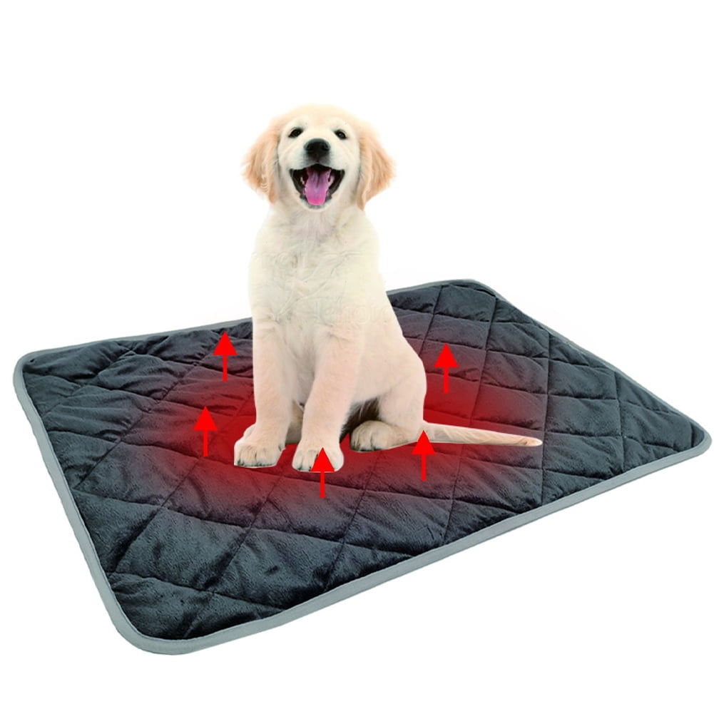 CSCHome Dog Bed Cat Beds Washable Self-Warming Crate Pad for Small Medium Large Dog Pet Products