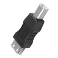 thumbnail image 2 of 2X USB Impresora Adaptador Tipo A Hembra A Tipo B Macho Negro Tono Plateado, 2 of 5