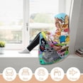 thumbnail image 6 of Adventure Time Wearable Blanket Cloak Arctic Velvet Hooded Blanket Soft Fuzzy Hoodie Blanket Cape for Adults Kids 40"x50", 6 of 8