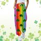 thumbnail image 2 of Pantalones de chándal casuales Gibobby para Mujer Estampado del día de San Patricio Rojo L, 2 of 4