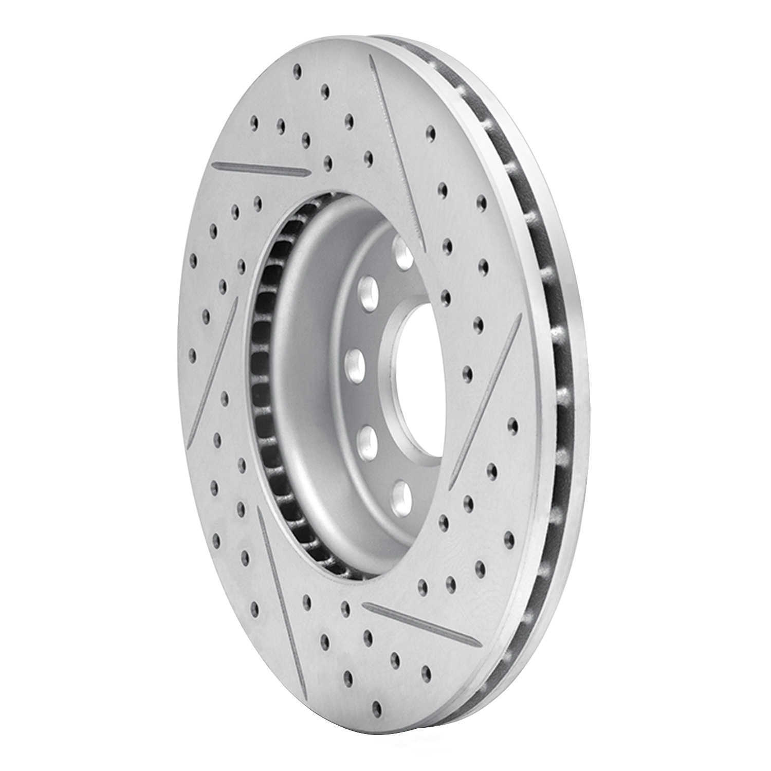 Dynamic Friction Company 830-74028L DFC Geoperformance Rotor - Drilled and Slotted