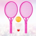 thumbnail image 3 of KAKOWELY 5 Set Badminton Toys Tennis Racket Toys Table Tennis Toys Beginner Training Outdoor Sports Leisure Toys Badminton Set for Outdoor Playing Random Color, 3 of 4