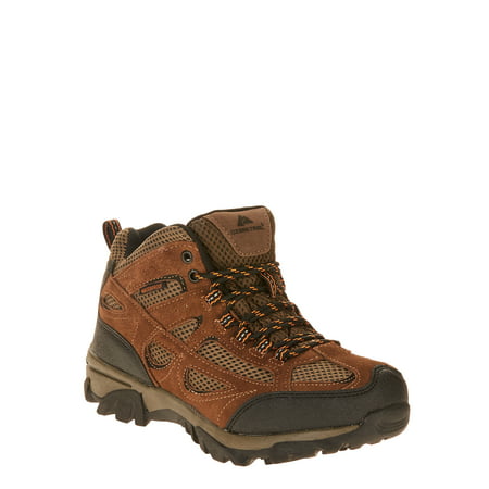 Ozark Trail Men's Vented Mid Waterproof Leather Hiker (Best Leather Boot Brands)