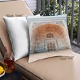 thumbnail image 1 of Ahgly Company Sites Taj Mahal Coussin Extérieur, 18 Pouces par 18 Pouces, 1 of 6
