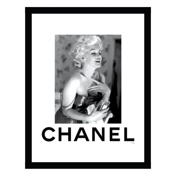 Marilyn Monroe Designer Fashion Framed Print