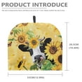 thumbnail image 7 of ZUXONGSY Cow Sunflower Tea Cozy for Teapot Kettle Protective with Hanging Loop Teapot Kettle Dust Cover Not Easy to Pilling and Fade Decorative Teapot Cover for Gifts, 7 of 7