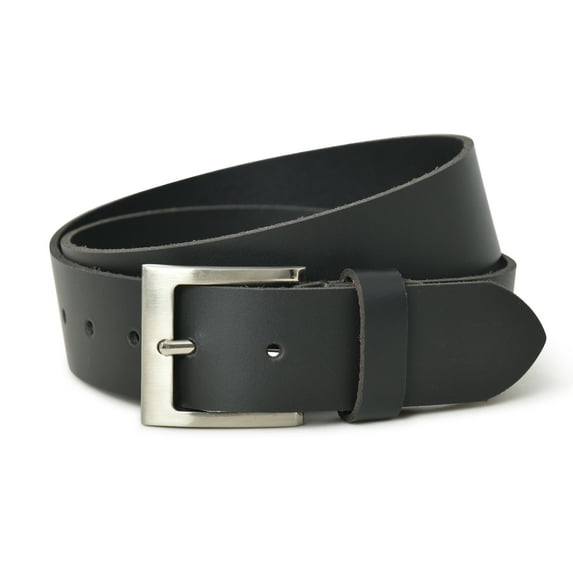Men's Leather Belt 38MM Genuine Leather Casual Belts for Men Black (34-38)