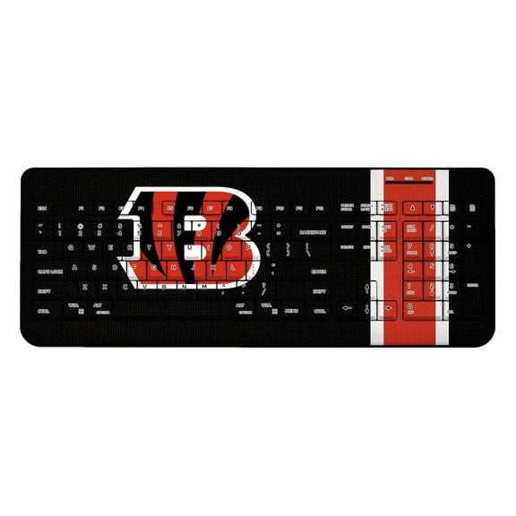 Cincinnati Bengals Stripe Wireless Keyboard