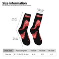 thumbnail image 3 of Womens Funny Socks Tornado Printed Patterned Socks Novelty Socks, 3 of 7