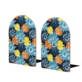 thumbnail image 2 of Picia Sunflowers Pattern Wood Bookends for Shelves,Non-slip Bookends, Heavy Duty Wooden Bookend Support,1 Pair, 2 of 8
