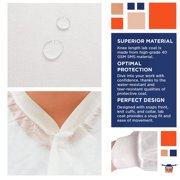 White Disposable Lab Coats, 40 GSM SMS with 3 Pockets, 100 Count, Medium