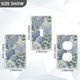 thumbnail image 7 of Yayeee Blank Wall Plate Cover 1-Gang 4.5"x2.7" Home Unused Decorative Outlet, Blue Hydrangeas Pattern, 7 of 7