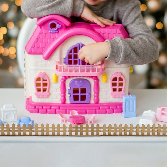 Raindrops Khaki Miniature Wood Fence 12Pcs Diy Micro Landscape Versatile Use Durable For Indoor Decoration