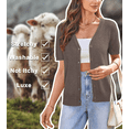 thumbnail image 6 of Arach&Cloz Women's Wool Blend Summer Business Casual Cardigan Sweaters 2025, 6 of 8