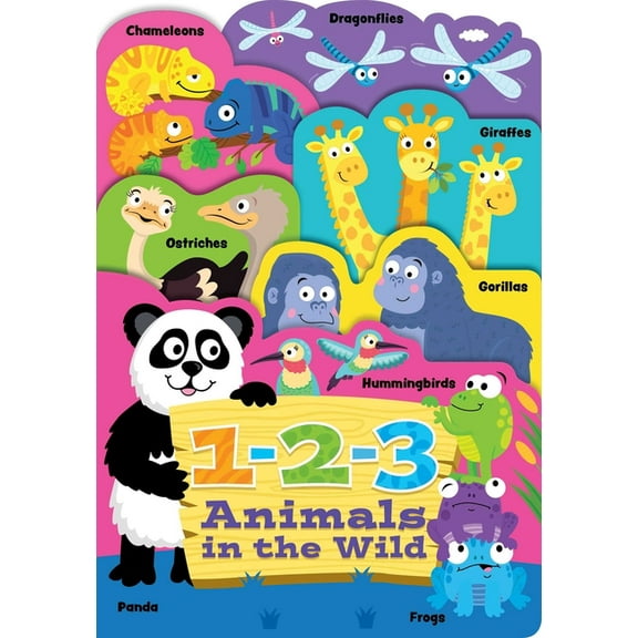Animals in the Wild 1-2-3 Animals in the Wild, (Board Book)