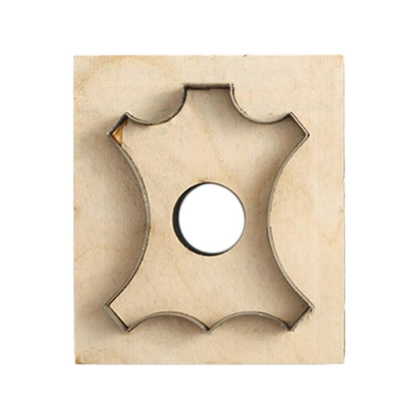 Herramienta de bricolaje para manualidades en cuero: troquel, molde para etiquetas, colgantes, plantillas, plantillas y perforadoras. L 72X60mm