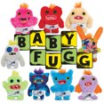 thumbnail image 2 of Fuggler Plush Funny Ugly Monster Baby Fugguler Series Babies Fugg in Diaper 9cm Soft Toy Rabid Rabbit, 2 of 5