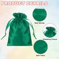 thumbnail image 3 of Uxcell Satin Drawstring Favor Bags, (5.9" x 3.9", Green) (6Pcs), Satin Gift Bags Gift Pouches with Drawstrings, Suit for - Wedding/Festival/Birthday/Celebration, 3 of 7