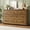 Brown, variant on ASTUVIA 7 Drawer Dresser for Adult - Wide TV Stand with Anti-Tip Metal Rails for Bedroom Living Room,Brown