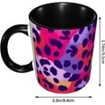 thumbnail image 3 of Leopard Print Ceramic Coffee Mug for Women Gifts Tea Cup 11OZ Mugs Funny Coffee Cups with Handle for Office and Home, 3 of 6