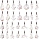 thumbnail image 1 of 28 colgantes de cristal facetado con 14 estilos de flores, estrellas, lágrima, luna y mariposa., 1 of 5