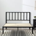 thumbnail image 2 of Rest Haven Bandon Metal Platform Bed with Headboard, Queen, Black, 2 of 16