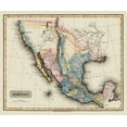 thumbnail image 2 of Lucas 24x20 White Modern Wood Framed Museum Art Print Titled - Texas Territory - Lucas 1823, 2 of 4