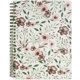 thumbnail image 1 of Bonito minicuaderno en espiral verde, diario A5, tapa dura duradera y 120 páginas, flores del bosque Namotu CZBG-HY5, 1 of 3