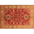 thumbnail image 1 of Ahgly Company Indoor Rectangle Oriental Orange Industrial Area Rugs, 7' x 9', 1 of 4