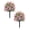Black*2, variant on Artificial Petunias,Outdoor Flower Ground Stake,Artificial Flowers For Outdoors,Lifelike Faux Garden Blooms, Uv Resistant Decorative Plant For Yard Patio Porch Planter Landscape Accent Home Decor