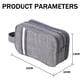 thumbnail image 2 of Neceser de viaje para hombre, bolsa colgante para afeitado, organizador portátil resistente al agua para artículos de tocador, 2 of 5