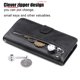 thumbnail image 2 of Estuche de Cuero PU con Cierre para iPhone 16e , Funda Protectora con Billetera y Correa, 2 of 5