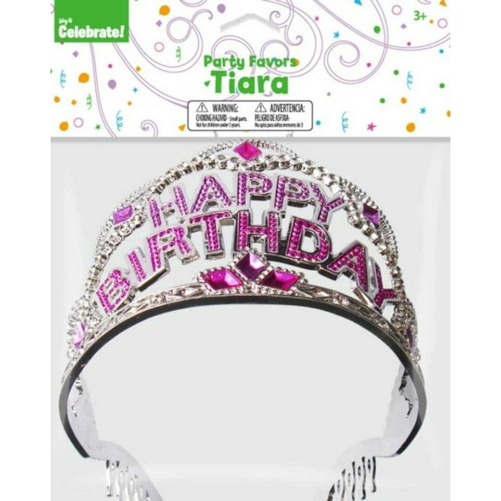 Way to Celebrate Happy Birthday Tiara 1ct