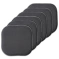 thumbnail image 2 of Honeycomb Memory Foam Chair Cushion Pad 16" x 16" Non-Slip Back 6 Pack Gray, 2 of 8