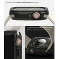 thumbnail image 5 of Ringke Air Sports Compatible with Apple Watch 9 / 8 / 7 45mm, Apple Watch SE / 6 / 5 / 4 44mm Case, Thin Soft Flexible Rugged TPU Raised Bezel Frame Protective Button Cover - Black, 5 of 7