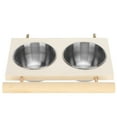 thumbnail image 4 of Bird Feeding Dish, Stainless Steel Cage Accessories For Eatting Fruit Vegetable Skewer, 4 of 8