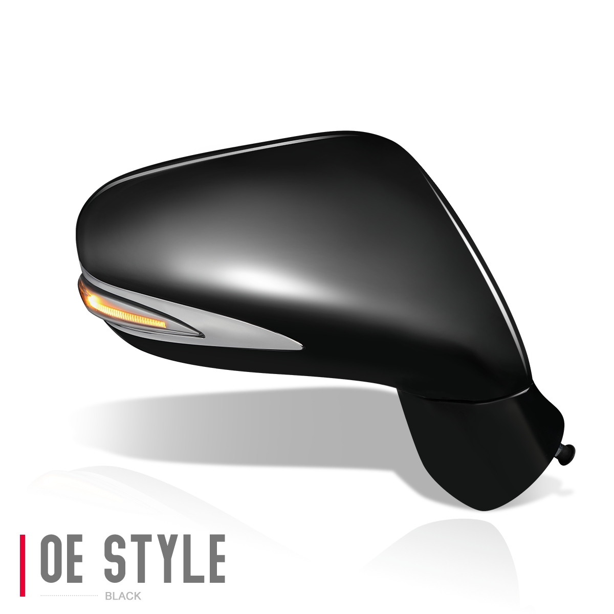 Passenger Right Side Heated Mirror – For Lexus ES350 2010-2012 – Evan-Fischer – Heated, Signal, Puddle