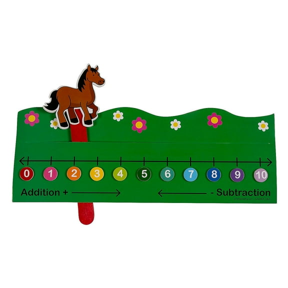 Fun Express Number Line Educational Craft Kit - Makes 12
