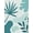 Blue, Pattern 2, variant on ODIKA 4'x6' Beige Green Elegance with Delicate Floral Washable Area Rug Graceful Nature-Inspired Design for Modern Homes for Home Office, Under Desk, Non-Slip Chair-Friendly, Flatwoven