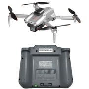BEEPRINCESS M6 Foldable Drone with 1080p HD Camera, Brushless Motor, Obstacle Avoidance, 4.5 in Screen Controller, 2 Batteries
