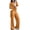 Gold, variant on Women's Casual 2 Piece Outfit Long Sleeve Button Down Cardigan and Loose Wide Leg Cargo Pants with Pockets Tracksuit Set Lounge Travel Comfy Relaxed Oversized, Beige L