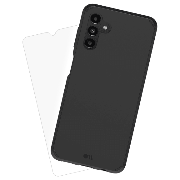 Case-Mate Tough Samsung Galaxy A13 Case and Screen Protector - Black