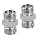 thumbnail image 5 of 2 adaptadores de conexión de 16 mm mm, accesorios hidráulicos, conector de tubería recta con paso total para miniexcavadoras, 5 of 9