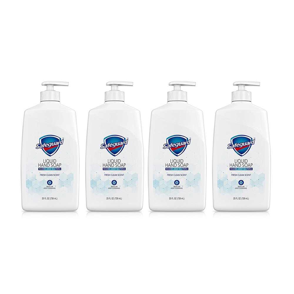 Safeguard Liquid Hand Soap, Washes Away Bacteria, Micellar Deep